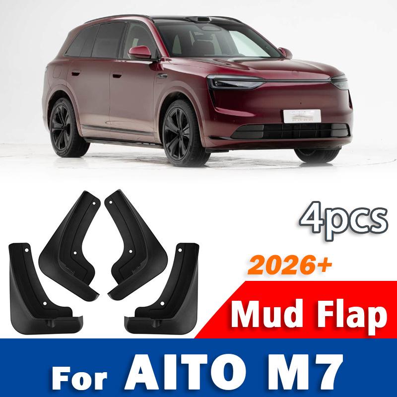 Compatible Mud Flap for AITO M7 Fender 2026+ AITO M7 2026 Painted Color (Specify)
