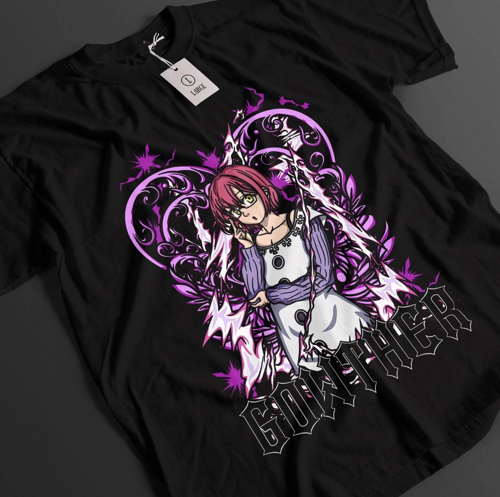 Seven Deadly Sins Shirt Gowther Tshirt Meliodas T-Shirt Ban Top Anime Unisex Tee XL