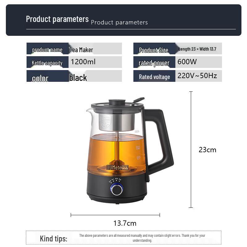 OUMETE Steam Tea Kettle & Health Pot CN plug (adapter included)