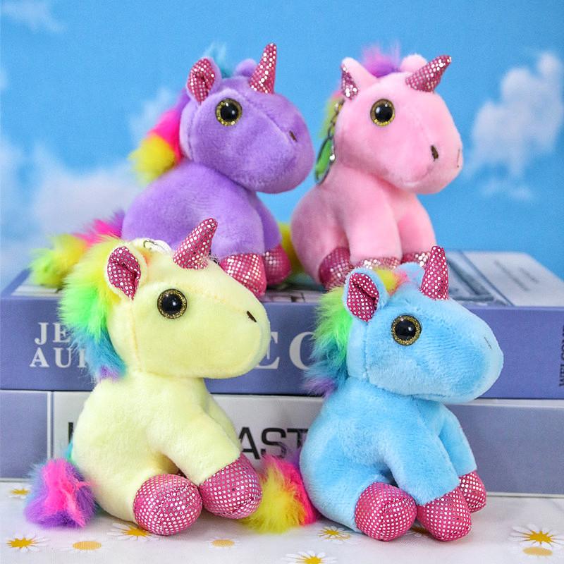 High-Standard-Quality 12Cm High-Quality Candy High-Quality Colour High-Quality Unicorn High-Quality Plush High-Quality Pendant High-Quality Girls
