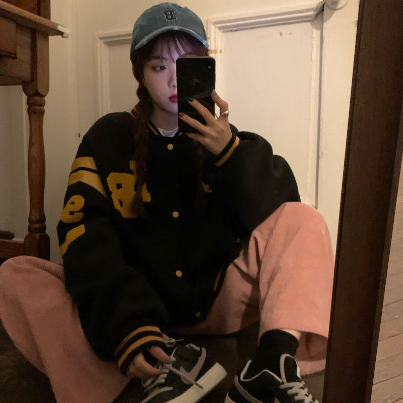 

Women s Vintage Baseball Varsity Jacket – Fleece Lined for Autumn/Spring XXS for under 20kg