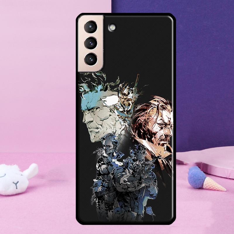 Metal Gear Solid Case For Samsung Galaxy S23 S22 Ultra S21 S20 FE Note 10 20 Ultra S8 S9 S10 Plus Cover