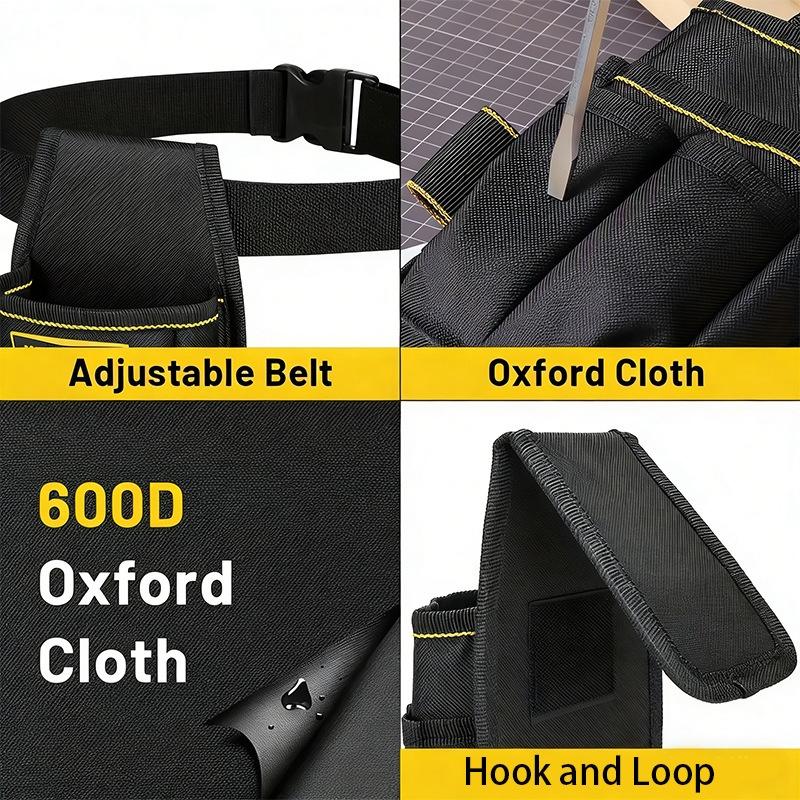 Nwe Electrician Tool Bag Waist Pack Heavy Duty Canvas Oxford Cloth Multi Functional Hardware Tool Pouch