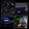 4Pcs Solar Powered LED Warning Light RGB Electric Vehicle Led Rear Light  Truck