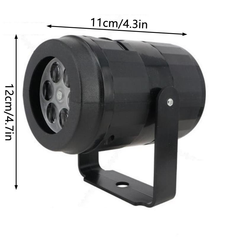 Lumină de proiecție de Crăciun Lumină de Crăciun de înlocuire cu 6 carduri