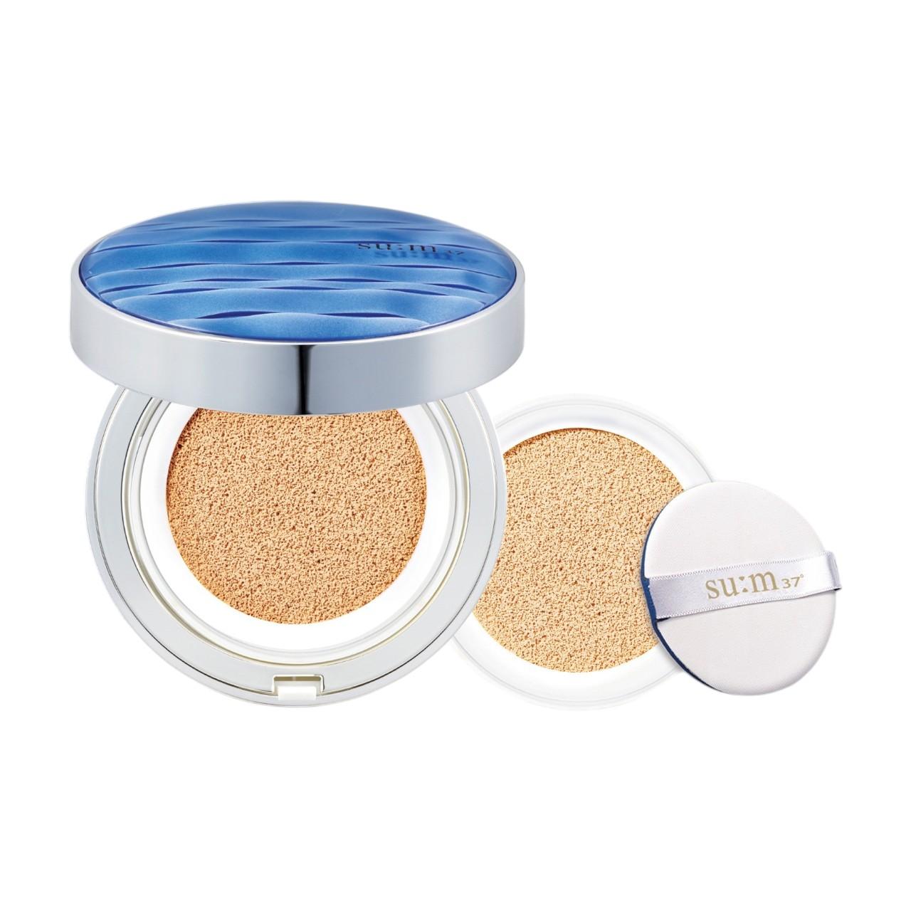 Su:m37 Water-full CC Cushion Perfect Finish SPF50+ PA+++ #02 Natural Beige (15g + 15g Refill)