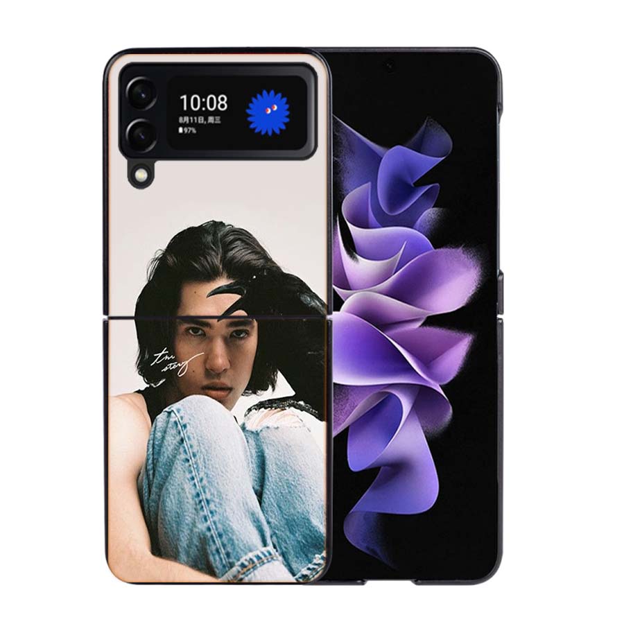 Conan Gray Found Heaven Phone Case For Samsung Z Flip 7 6 5G Galaxy Z Flip4 Z Flip5 Z Flip3 Coque Black Hard PC Shell Protective