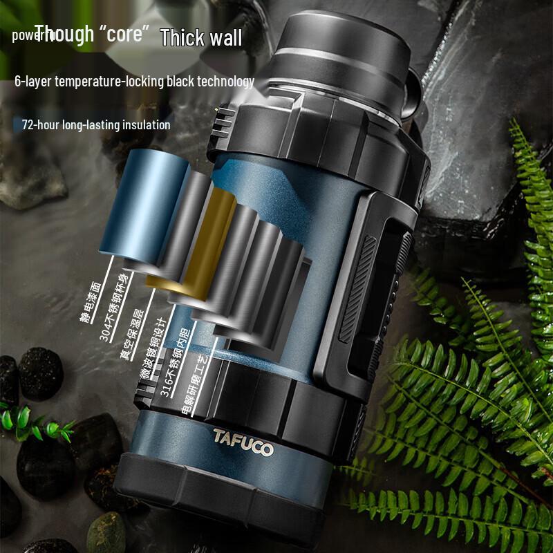 TAFUCO T1258 316 Stainless Steel Insulated Travel Pot