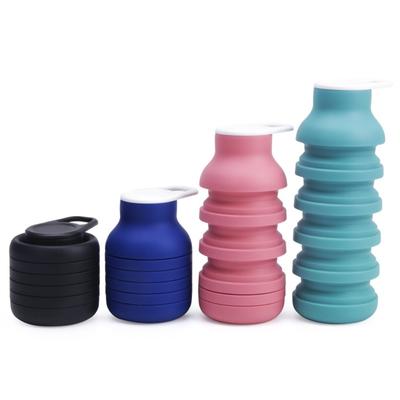 Creative Silicone Collapsible Cup - Ultra-Thin Portable Sports Water Bottle for Cycling & Outdoor Travel