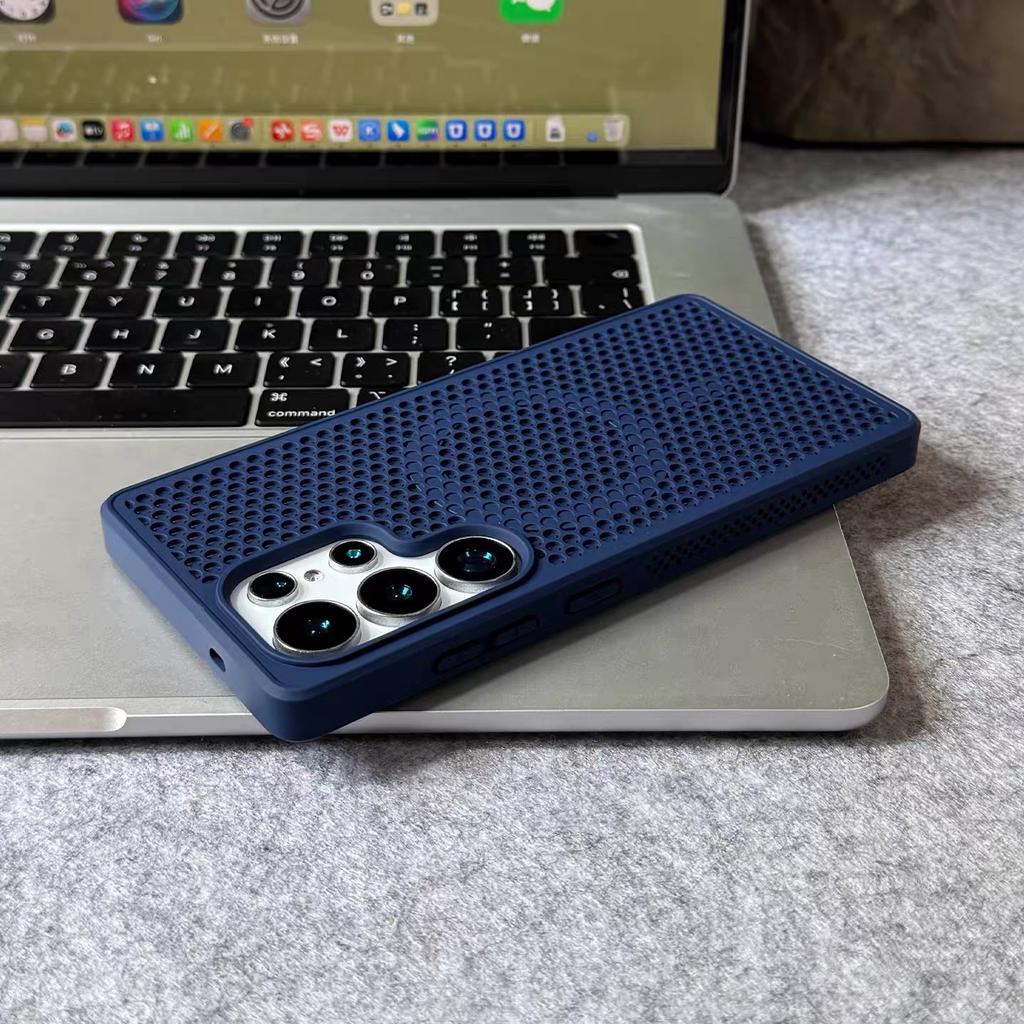Heat Dissipation For Magsafe Magnetic Charging Case For Samsung S26 S25 S24 S23 FE S22 Ultra Plus Cooling Breathable Hard Cover
