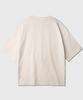 JEMUT Boy Crop Short Sleeve T-Shirt Cream Grey Kjst2619