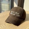 2026New Korean-style Classic Simple Letter Embroidery Fashion Baseball Cap for Men and Women with Wide Brim That Makes the Face Look Smaller