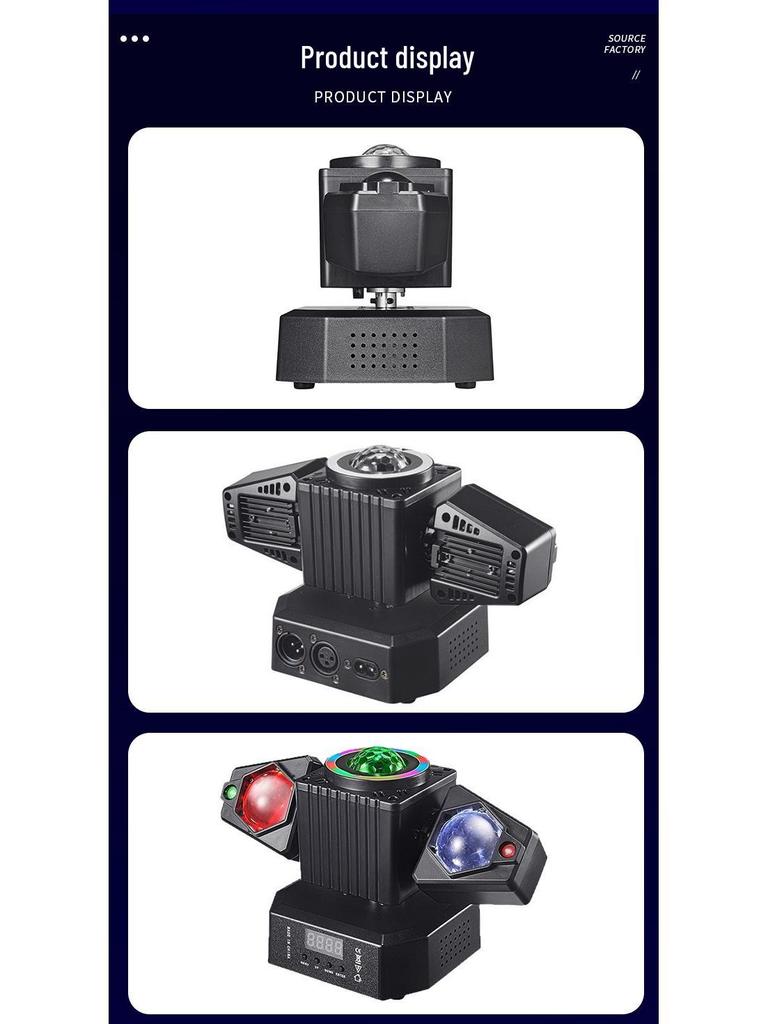 Small Angel LED Rotating Beam Light for KTV & Disco