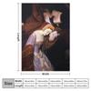 Anne Boleyn In the Tower by Edouard Cibot | The Six Throw Blanket Blankets and Blankets Soft Blanket Furry Blanket Blanket Sofa