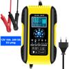 Smart Car Battery Charger 24V 12V Fully-Automatic 7-Stage Auto Motorcycles Pulse Repair Chargers Gel AGM LiFePo4 Wet Lead Acid
