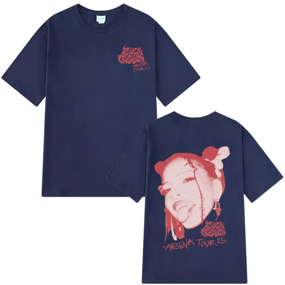Rapper Nina Chuba Arena Tour 2025 Tee Mens Women Hip Hop Fashion Pop Music Tshirts Casual Cotton Oversized Aesthetics T Shirts