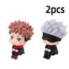 10Cm Jujutsu Kaisen Anime Figureyuji Itadori Gojo Satori Fushiguro Megumi Kugisaki Kawaii Toy Pvc Model Action Figure Kid Gifts