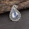 Dendrit Opal Anhänger Edelsteinschmuck, 925 massiver Sterlingsilber Anhänger, Handgefertigter Schmuck Böhmischer Anhänger, Geschenk für Sie