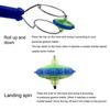 Spinning Toy with Wheel Handle Colored LED Light Spin Freedom Funny Interactive Novelty Toys Magnetic Gyro Wheel Hand Spinner Children Birthday Gift