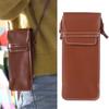 Hanging Shoulder Glasses Storage Bag Handmade Glasses Protector Case PU Leather Glasses Bag  Travel