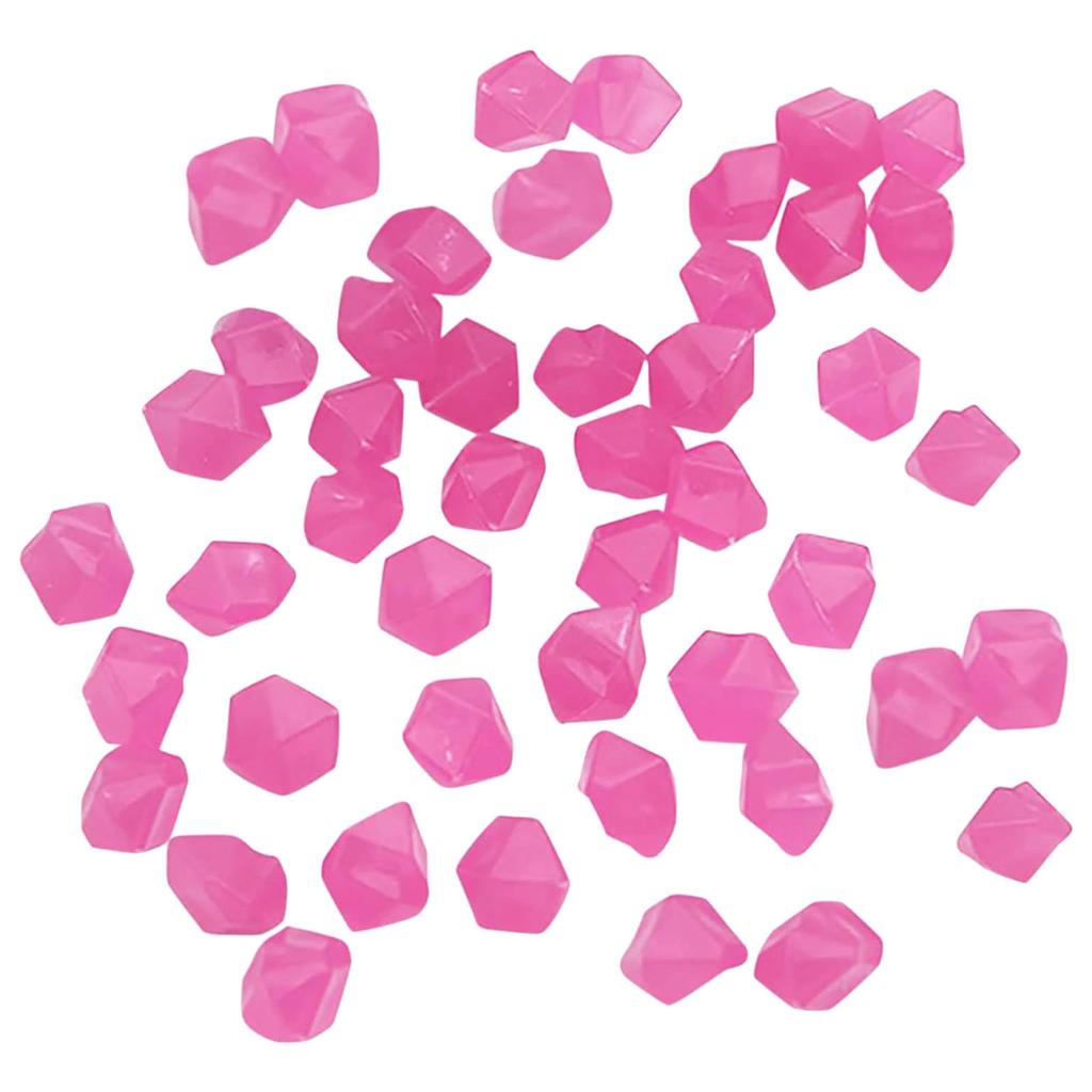 Luminous Diamond Shaped Pebbles for Garden Decoration Outdoor Landscape Glow Stones for Pathway Aquarium and Fish Tank Decoration