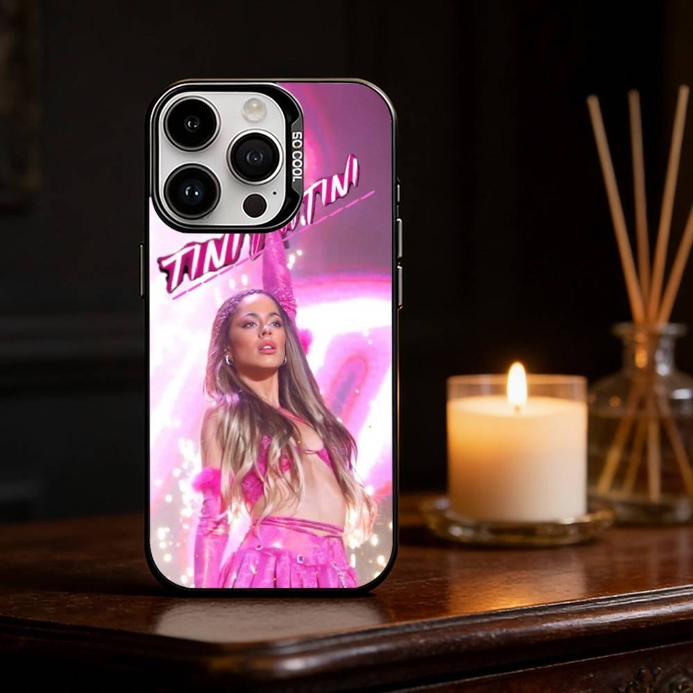 

Tini Stoessel Phone Case For iPhone 17,16,15,14,13,12,11,Pro Max,Plus Candy Silver Cover iPhone16plus