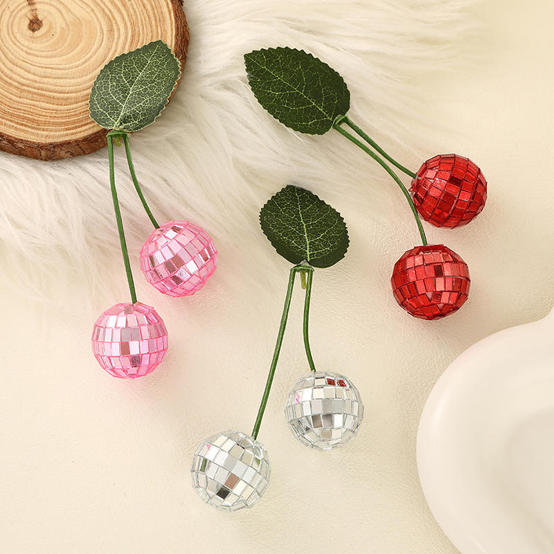 3pcs Disco Ball Cherry Mirror Hanging Reflects Light For DJ Club Stage Bar Party Wedding Holiday Decoration Home Decor