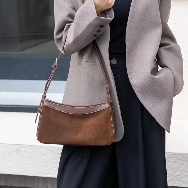 

2025 Vintage Leopard Print Genuine Leather Shoulder & Crossbody Bag for Women - Small Matte Cowhide Handbag