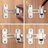 16Pcs Gate Latches Stainless Steel Door Buckle Anti-Theft Door Bolt Safety Door Lock Furniture Fittings Hardware