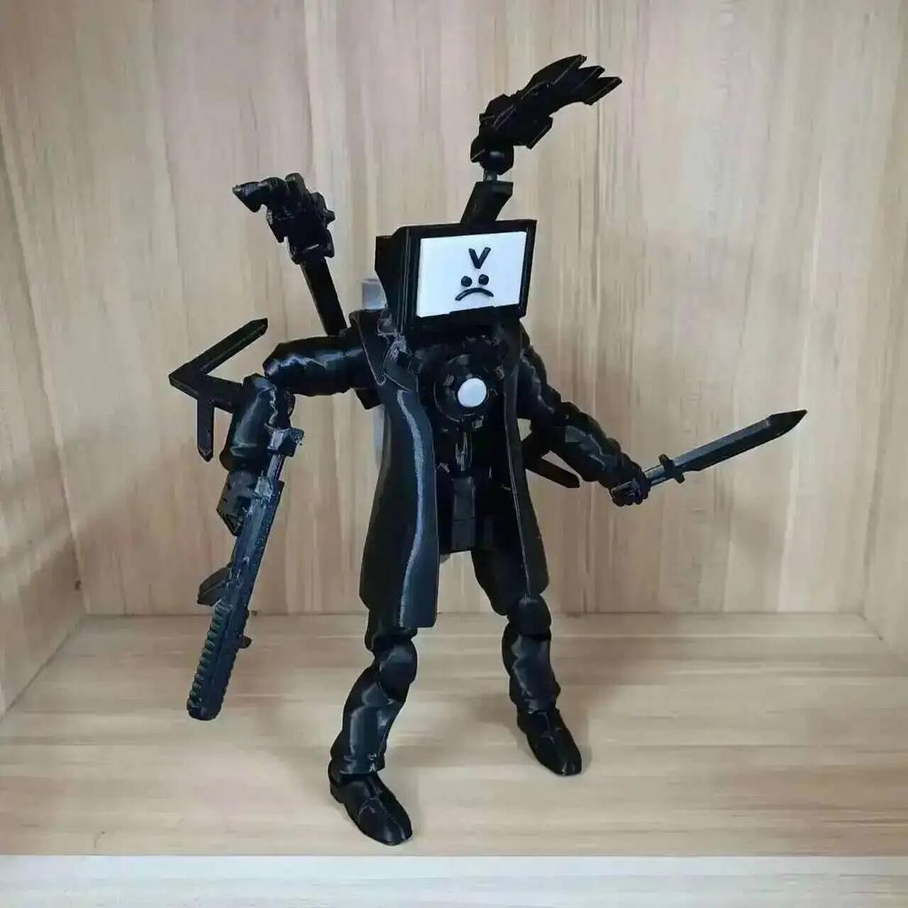 Dummy 13 Skibidi Toilet Figurines Skibidi Toilet Figurine articulée Jouet Art Skibidi Toilet Figurine Homme Télé Speakerman Boîte Aveugle