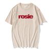 Rosie Album 2025 Trička ROSÉ POP Korejská Móda Tričko Vysoká Kvalita Měkké Tričko Ležérní Pánské Dámské Oblečení Grafické Tričko