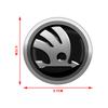 4 stuks 56 mm Legering Auto Wiel Midden Decal Naaf Sticker Voor Skoda Octavia MK2 MK3 2 3 A7 Fabia Karoq Kodiaq Superb Rapid Kamiq