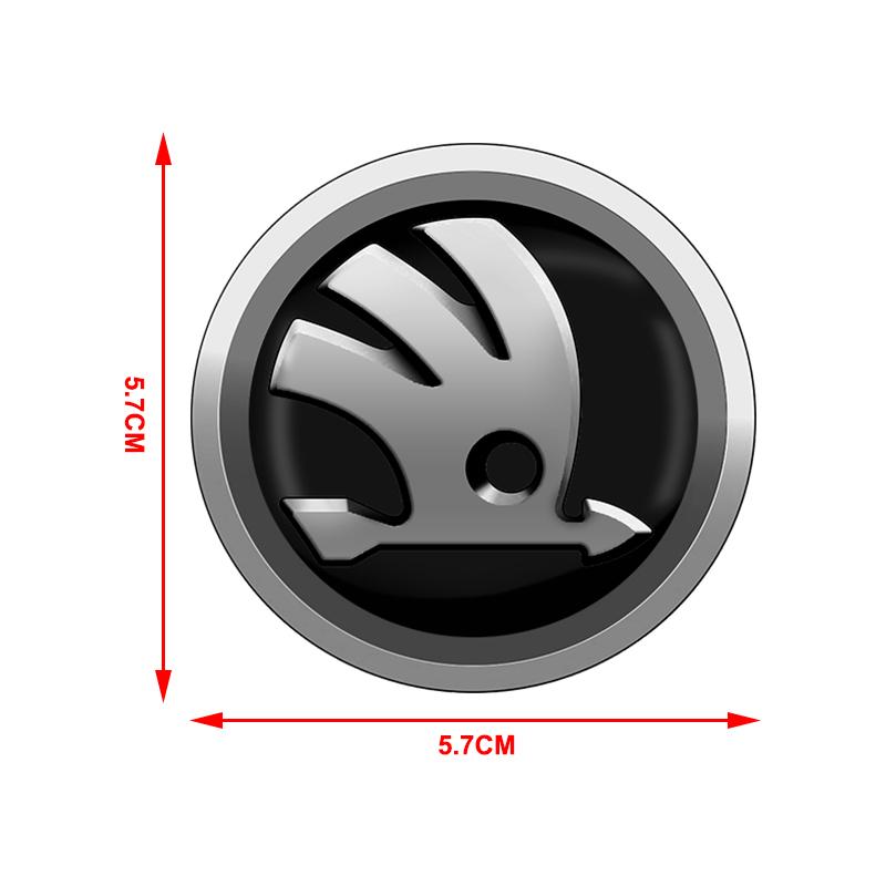 4 stuks 56 mm Legering Auto Wiel Midden Decal Naaf Sticker Voor Skoda Octavia MK2 MK3 2 3 A7 Fabia Karoq Kodiaq Superb Rapid Kamiq