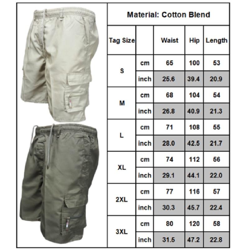 Mens Summer Shorts Sports Work Casual Army Combat Cargo Short Trousers Pants