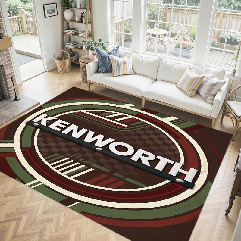 Kenworth Design Crystal Velvet Carpet Cozy Non?Slip Printed Rug For Bedroom Living Room Entrance