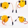 Automatic Retractable Air Hose Reel with 10M Air Hose Slow Retraction for Outdoor Car Washing Workshop Garage Garden