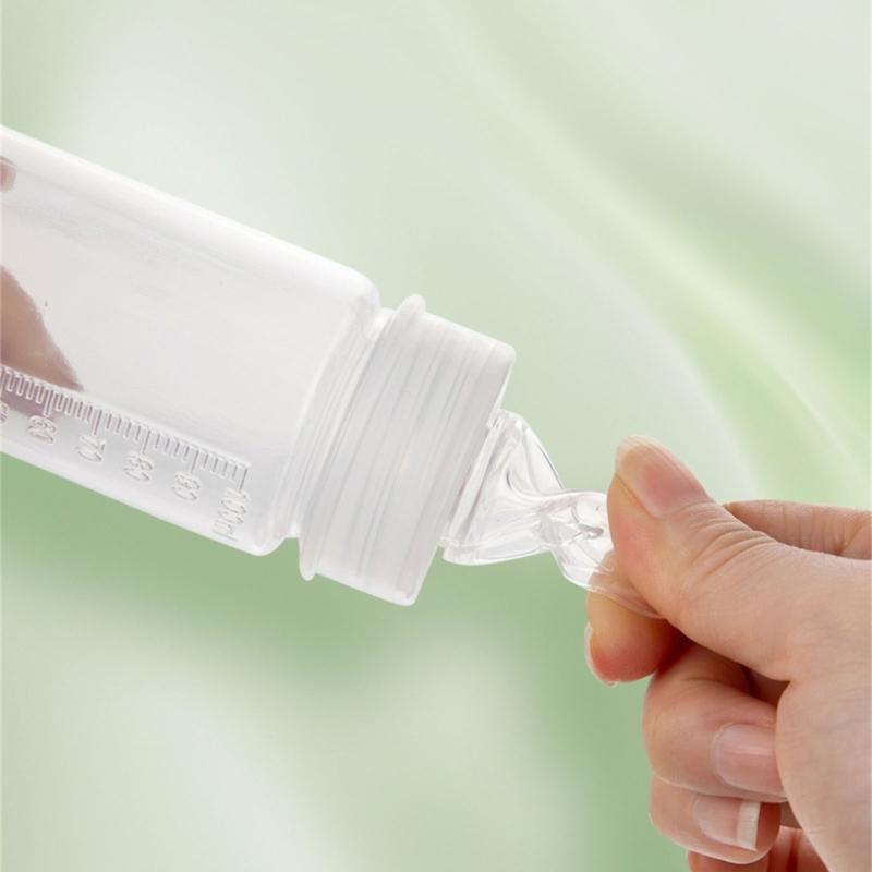 100ml Infant Feeding Bottle with Silicone Nipple Design Leak Proof Portable Milk Container Case For Preterm Baby