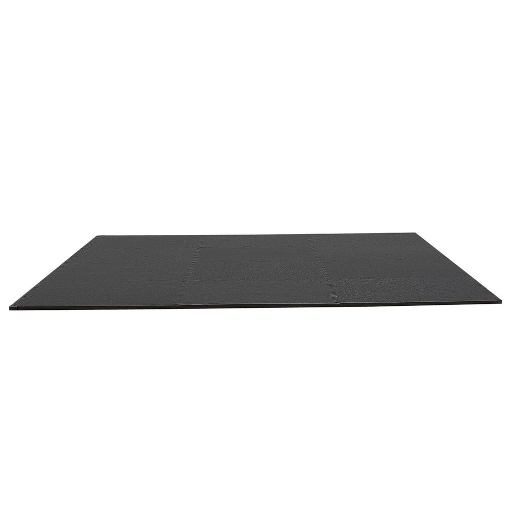 Puzzle Exercise Mat, 12 PCS Fitness Equipment Mats, 610 X 610 X 14 Mm, High-Density EVA Foam Gym Mats Set, Interlocking Rubber Soft Tiles, Protective