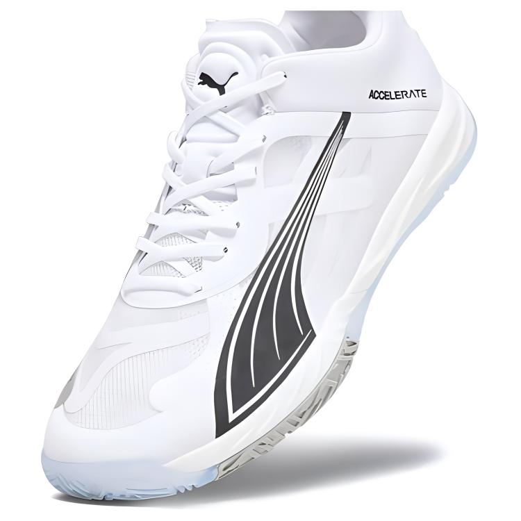 New PUMA Accelerate Nitro Sqd Shoes 'White Black' 107293-03