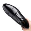 Four Seasons New Men's Inner Height Increasing Shoes Cowhide Men's Leather Shoes British Casual Wedding Shoes Men's
