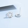 Design Star Stud Earrings Femininity Niche Super Flash Earrings New High-end Earrings