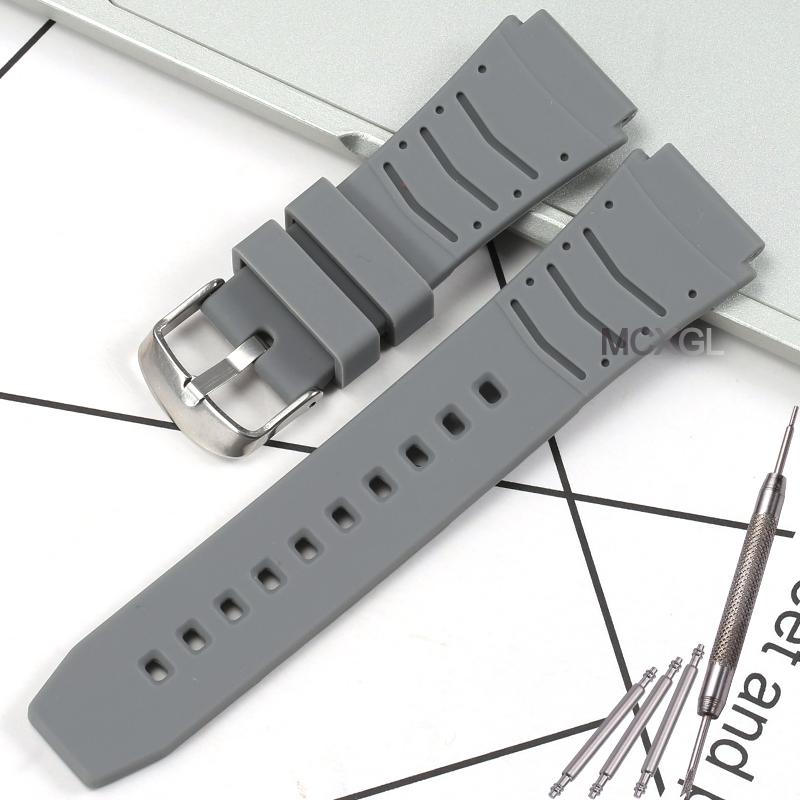 Men's Silicone Watch Strap Replacement Fit for Casio PRG-80 PAG-80 PRW-1000 PRW-1100 Rubber Watch Bands Wristband Bracelet