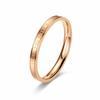 Stainless Engraved with English Message Rose Everyday Stylish Accessory Gold [Rockyu] Women's Ring, Steel, Letters, Ring, Silver, Gold, Gold, Slim,