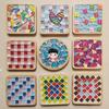 DIY Epoxy Silicone Mold for Creative Polka Dot Mosaic Coasters