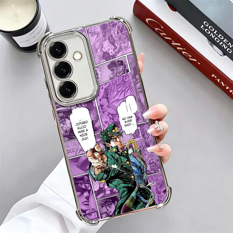 JoJo Adventure Kujo Jotaro Soft Phone Case For Samsung A17 A27 A07 A37 A57 A16 A56 A15 A55 A14 A54 A13 A53 A26 A36 A25 A35 A24 A