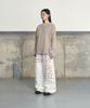Eonyujeulaeb Washed Rib Henley Long Sleeve [Grey]