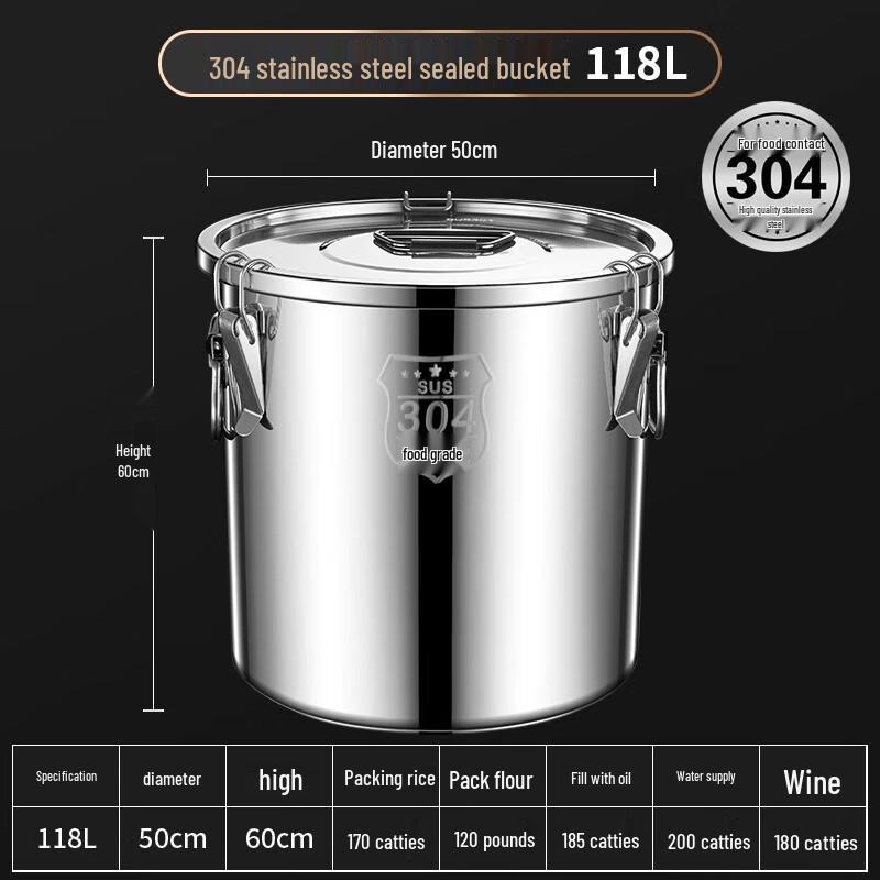 Stainless Steel Multi-Purpose Sealed Storage Container