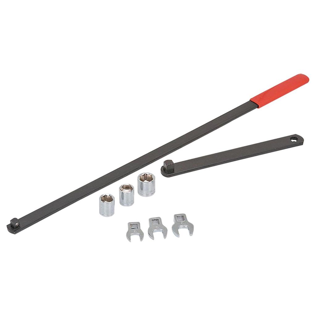 Set de instrumente de reglare a tensiunii curelei, cheie pentru scripete, instrument de reparare a curelei de distribuție