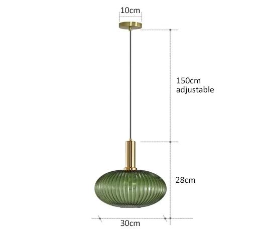 Nordic Restaurant Colorfull Glass Pendant Lights Creative Living Room Lamp Simple Bedside Lamp LED E27 Hanging Loft Lighting