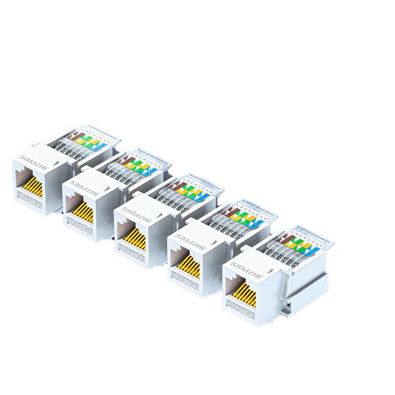

SAMZHE CAT6 Gigabit RJ45 Network Module (10-Pack)